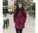 ESITO | Dámský zimní softshellový kabát s beránkem Lamb Fuchsie - fuchsiová / S