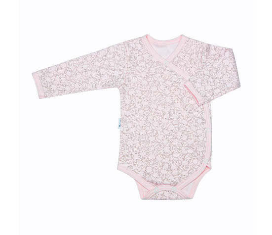 ESITO | Dětské body zavinovací Zája Delicate pink - růžová / 44