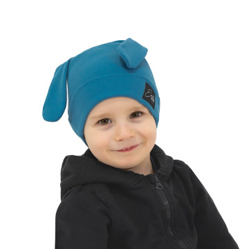 ESITO | Jarní čepice s ušima Color Blue - modrá / 32
