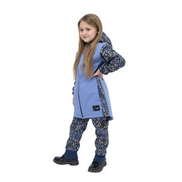 ESITO | Dívčí parka Elega Meadows flowers - modrá / 86