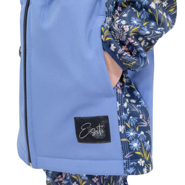 ESITO | Dívčí parka Elega Meadows flowers - modrá / 86