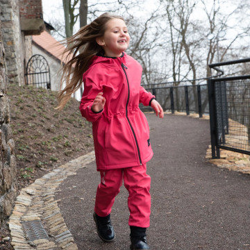 ESITO | Dívčí parka Elega Pink - růžová / 86