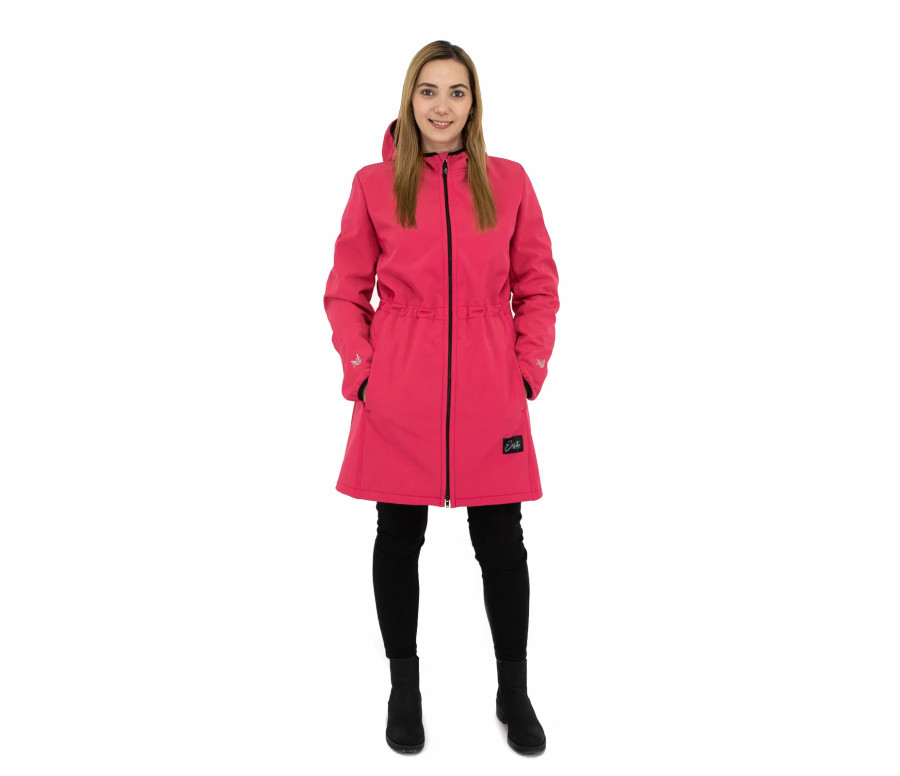 ESITO | Jarní dámská parka Elega Pink - růžová / XS