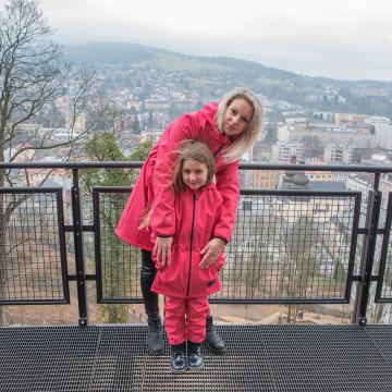 ESITO | Jarní dámská parka Elega Pink - růžová / XS