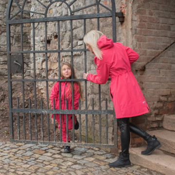 ESITO | Jarní dámská parka Elega Pink - růžová / XS