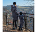 ESITO | Dětská parka Elega Grey - šedá / 86