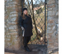ESITO | Jarní dámská parka Elega Black - černá / XS