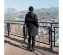 ESITO | Jarní dámská parka Elega Black - černá / XS