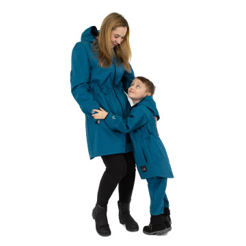 ESITO | Dětská parka Elega Petrol - petrolejová / 86