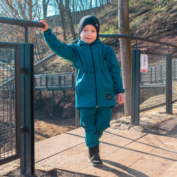 ESITO | Dětská parka Elega Petrol - petrolejová / 86