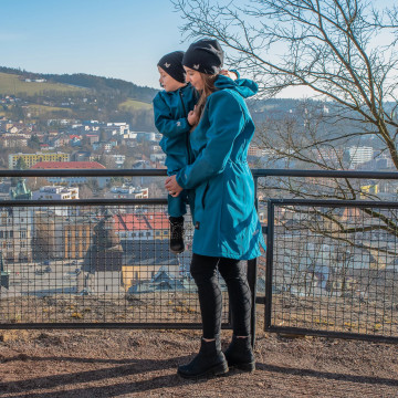 ESITO | Dětská parka Elega Petrol - petrolejová / 86