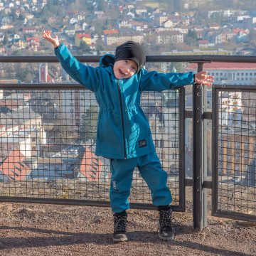 ESITO | Dětská parka Elega Petrol - petrolejová / 86