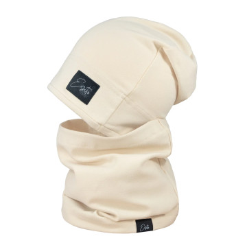 ESITO | Jarní čepice spadená Beige - béžová / 46