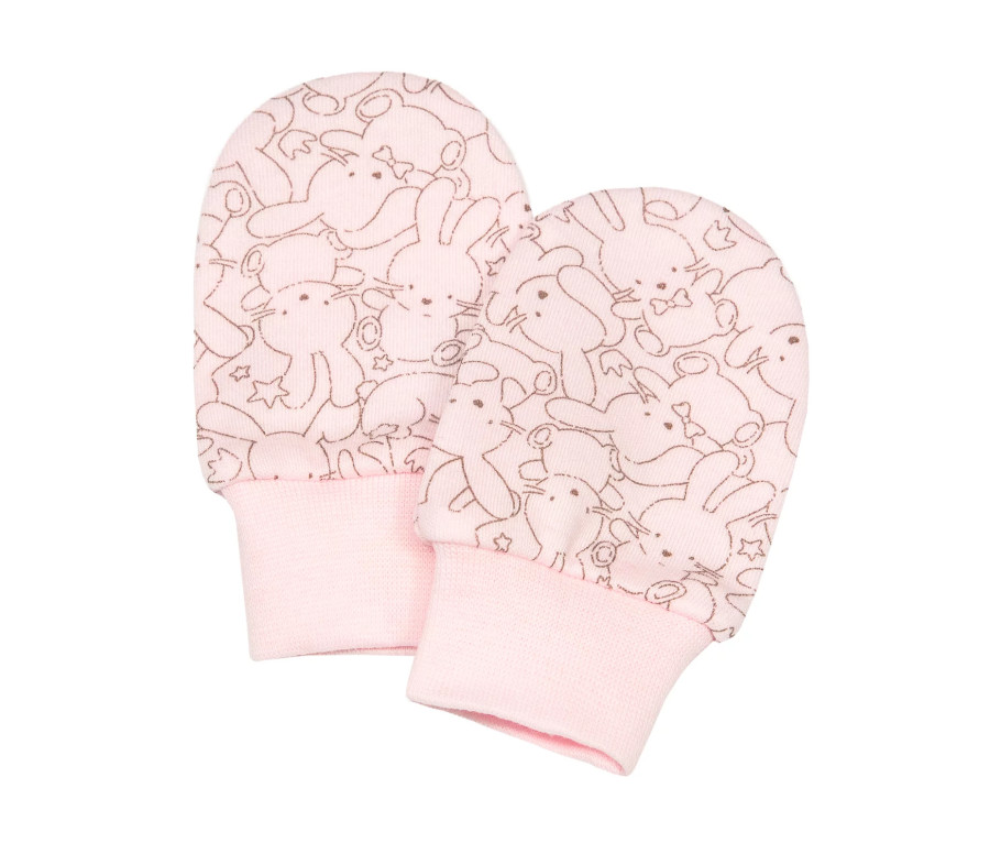 ESITO | Bavlněné rukavičky pro miminko Zája Delicate pink - růžová / 56