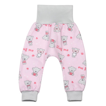 ESITO | Dětské tepláky Teddy bears Pink - růžová / 56