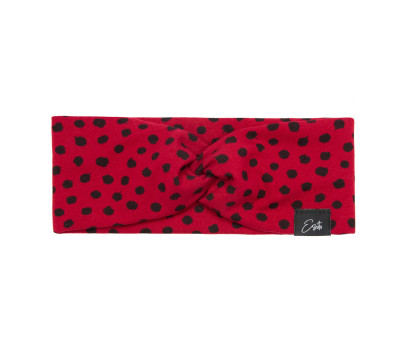 ESITO | Dívčí čelenka do vlasů Black Spot ruby red - červená / 34