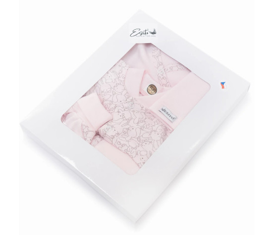 ESITO | Souprava do porodnice Zája Delicate pink 5 dílná - růžová / 56