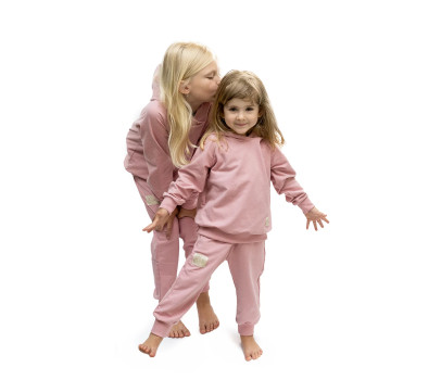 ESITO | Dětská mikina s kapucí Pink - růžová / 74 - 80