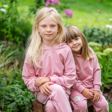 ESITO | Dětská mikina s kapucí Pink - růžová / 74 - 80