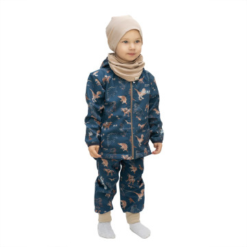 ESITO | Dětská softshellová bunda Dinoušek Modrák - modrá / 86