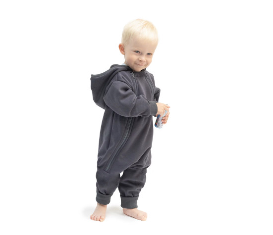 ESITO | Teplákový overal rostoucí Warmkeeper Grey - šedá / 56 - 62