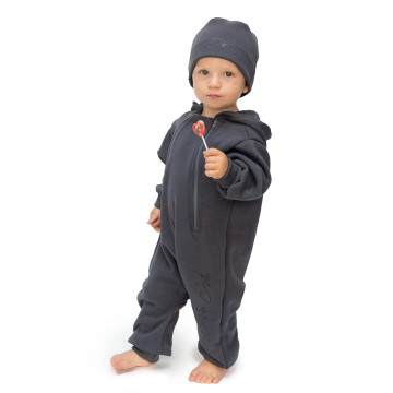 ESITO | Teplákový overal rostoucí Warmkeeper Grey - šedá / 56 - 62