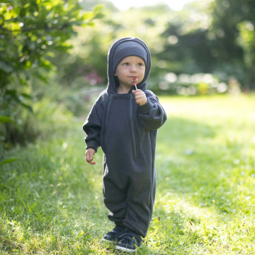ESITO | Teplákový overal rostoucí Warmkeeper Grey - šedá / 56 - 62