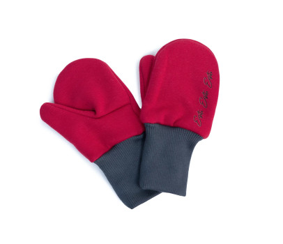 ESITO | Palcové rukavice zateplené Warmkeeper Cerise red - červená / 1 - 2 roky