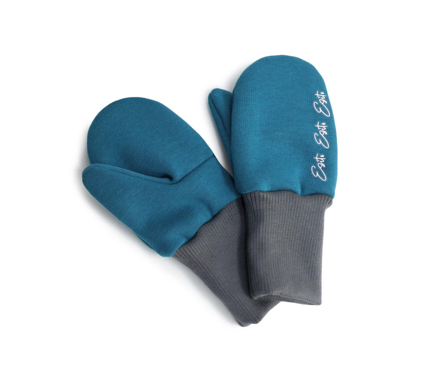ESITO | Palcové rukavice zateplené Warmkeeper Petrol - petrolejová / 1 - 2 roky