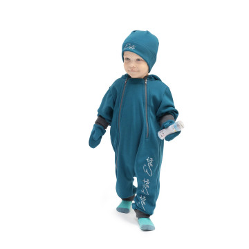 ESITO | Palcové rukavice zateplené Warmkeeper Petrol - petrolejová / 1 - 2 roky