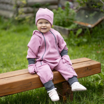ESITO | Palcové rukavice zateplené Warmkeeper Cyclamen pink - růžová / 1 - 2 roky