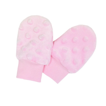 ESITO | Kojenecké zimní rukavice Minky Pink - růžová / 56