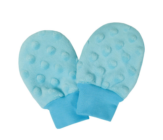 ESITO | Kojenecké zimní rukavice Minky Turquoise - tyrkysová / 56
