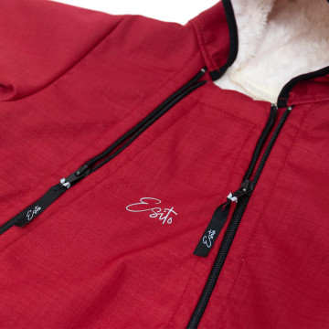 ESITO | Rostoucí zimní softshellová kombinéza Lamb Red - červená / 56 - 62