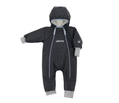 ESITO | Rostoucí zimní softshellová kombinéza Lamb Grey - šedá / 56 - 62