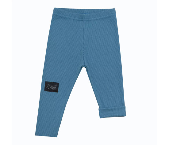 ESITO | Rostoucí žebrované legíny Color Denim blue - modrá / 56 - 62