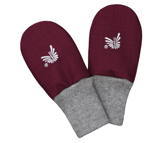 ESITO | Zimní bezpalcové rukavice softshell s beránkem Lamb Fuchsie - fuchsiová / 74 - 80