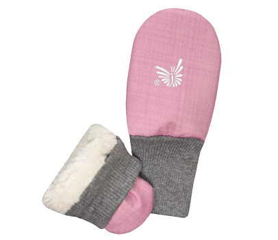 ESITO | Zimní bezpalcové rukavice softshell s beránkem Lamb Fuchsie - fuchsiová / 74 - 80