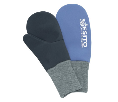 ESITO | Palcové rukavice softshell DUO Blue - modrá / 1 - 2 roky