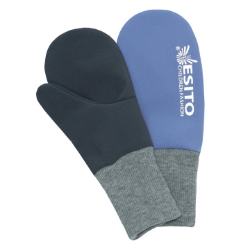 ESITO | Palcové rukavice softshell DUO Blue - modrá / 1 - 2 roky