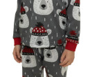 ESITO | Dětské pyžamo Christmas bear - šedá / 86