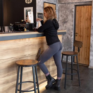 ESITO | Dámské zateplené legíny Warmkeeper Grey - šedá / 38
