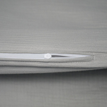 ESITO | Luxusní dětské mušelínové povlečení Dove grey - šedá / 100 x 135, 60 x 40 cm