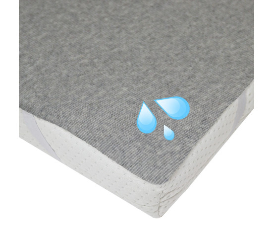 ESITO | Nepropustný chránič matrace froté Warm grey 90 x 200 cm - šedá / 90 x 200 cm