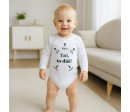Body s potiskem New Baby Tati, to dáš! - dárkové balení Body s potiskem New Baby Tati, to dáš! - dárkové balení