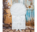 ESITO | Zavinovačka klasická obdélníková 2 kanýry - bílá / 112 x 38 cm
