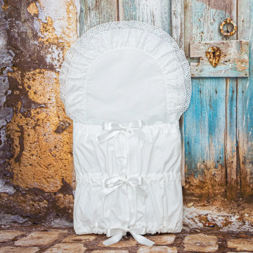 ESITO | Zavinovačka klasická obdélníková 2 kanýry - bílá / 112 x 38 cm