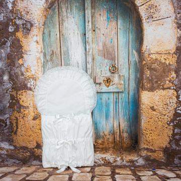 ESITO | Zavinovačka klasická obdélníková 2 kanýry - bílá / 112 x 38 cm