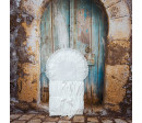 ESITO | Zavinovačka klasická obdélníková 3 kanýry - bílá / 112 x 38 cm