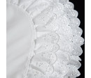 ESITO | Zavinovačka klasická obdélníková 3 kanýry - bílá / 112 x 38 cm